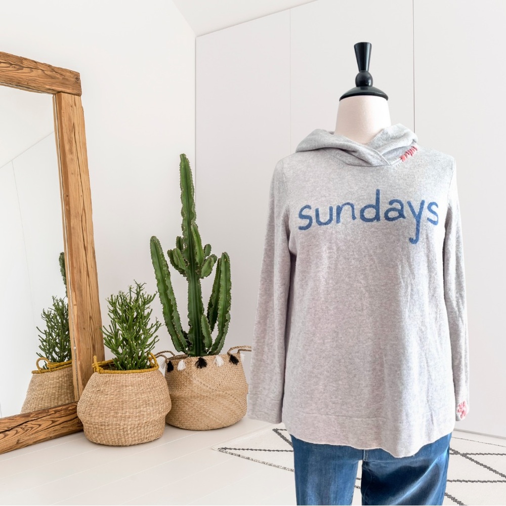 Sundance Sundays Stitched Detail Hooded Sweater